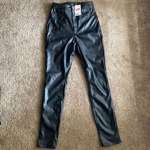 Fuax leather pants